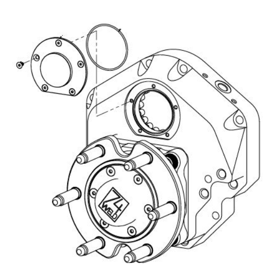 Locate front portal box, o-rings, and washers