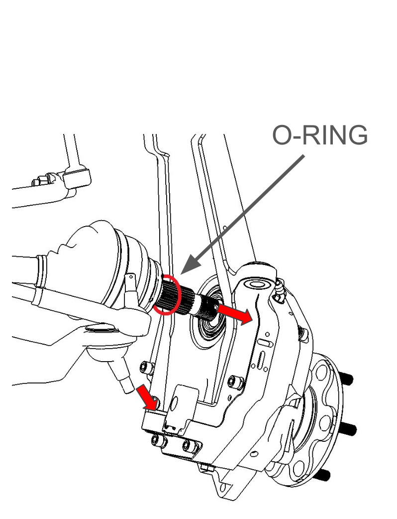 Remove front portal box window — do not lose o-ring