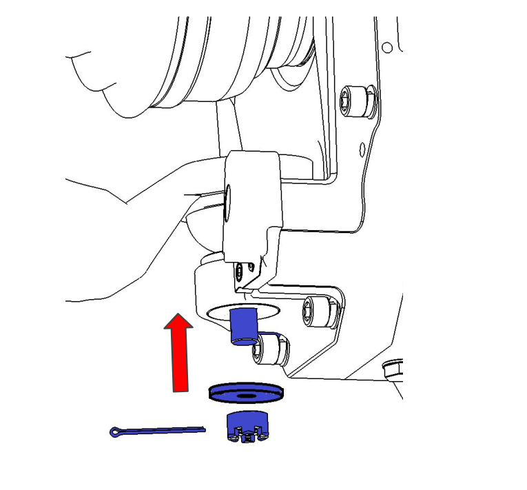 Grease and install O-ring — maneuver portal to slide lower ball joint and stub shaft in simultaneously