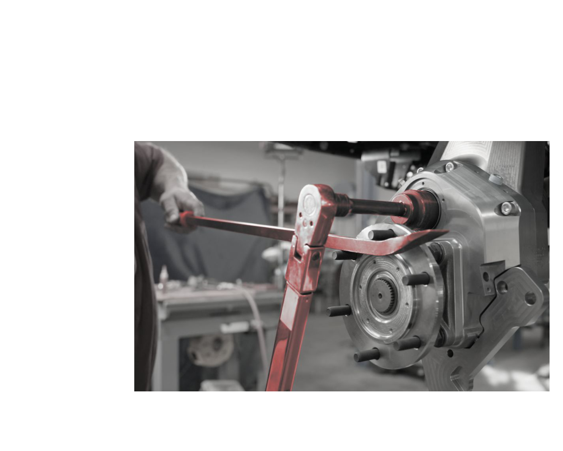Install steering arm washer to outer tie rod stud — tie rod rotated 180° and installed from top