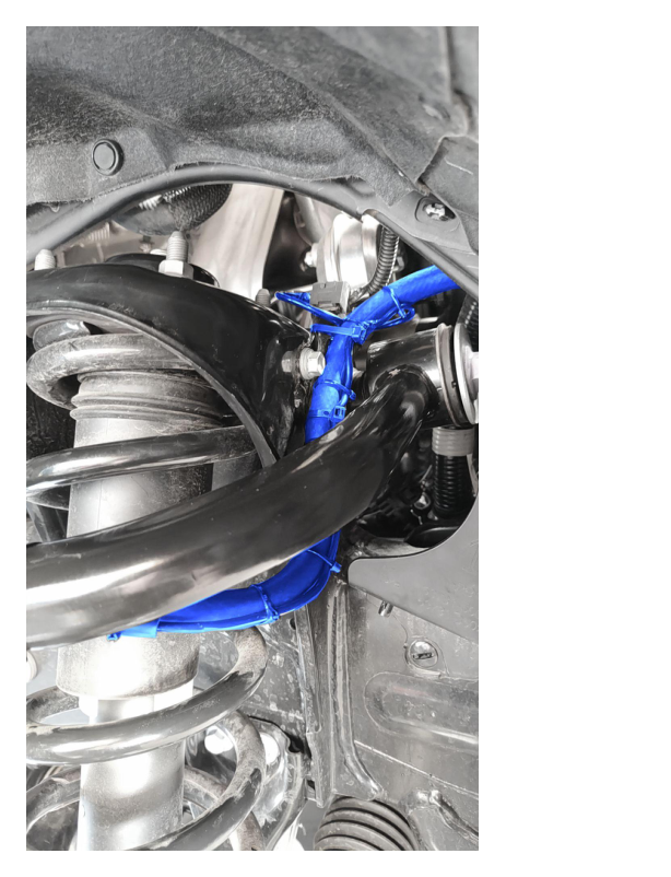 Front portal cable routing — final routing check