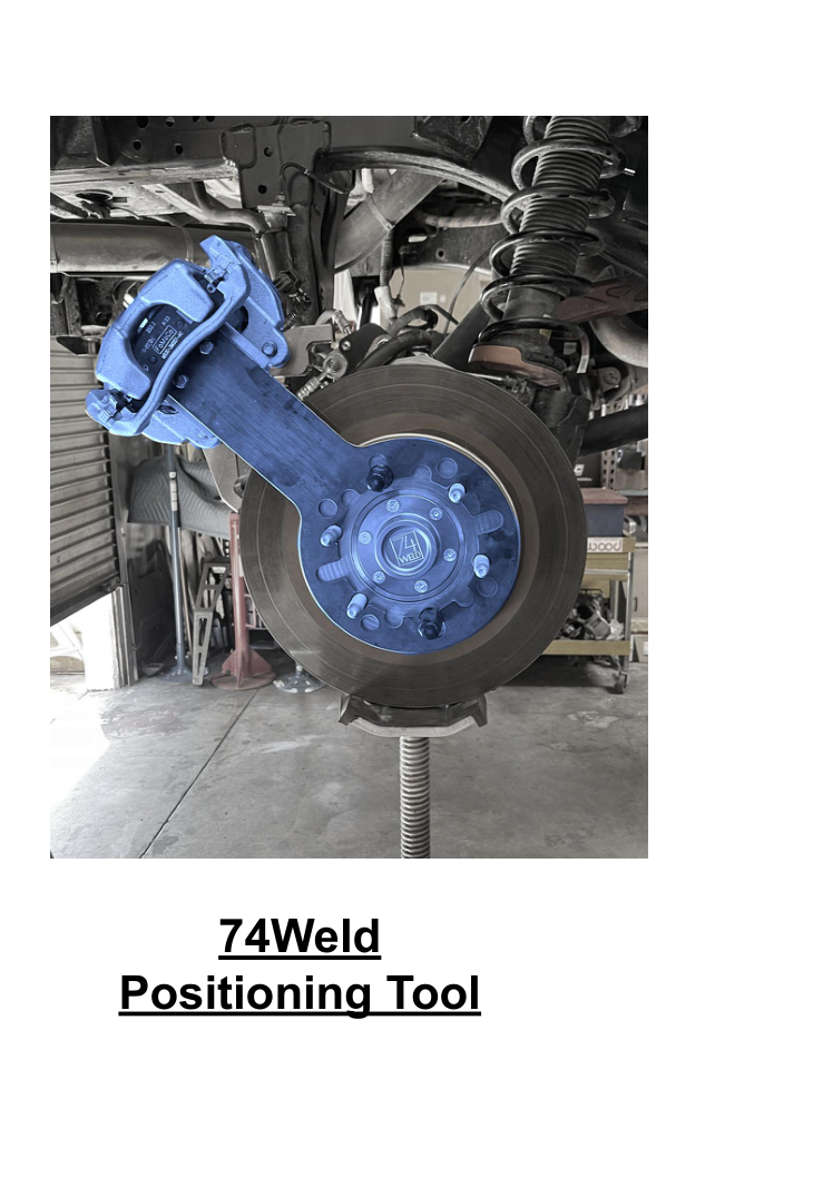 Brake bleed positioning — 74Weld brake bleed tool