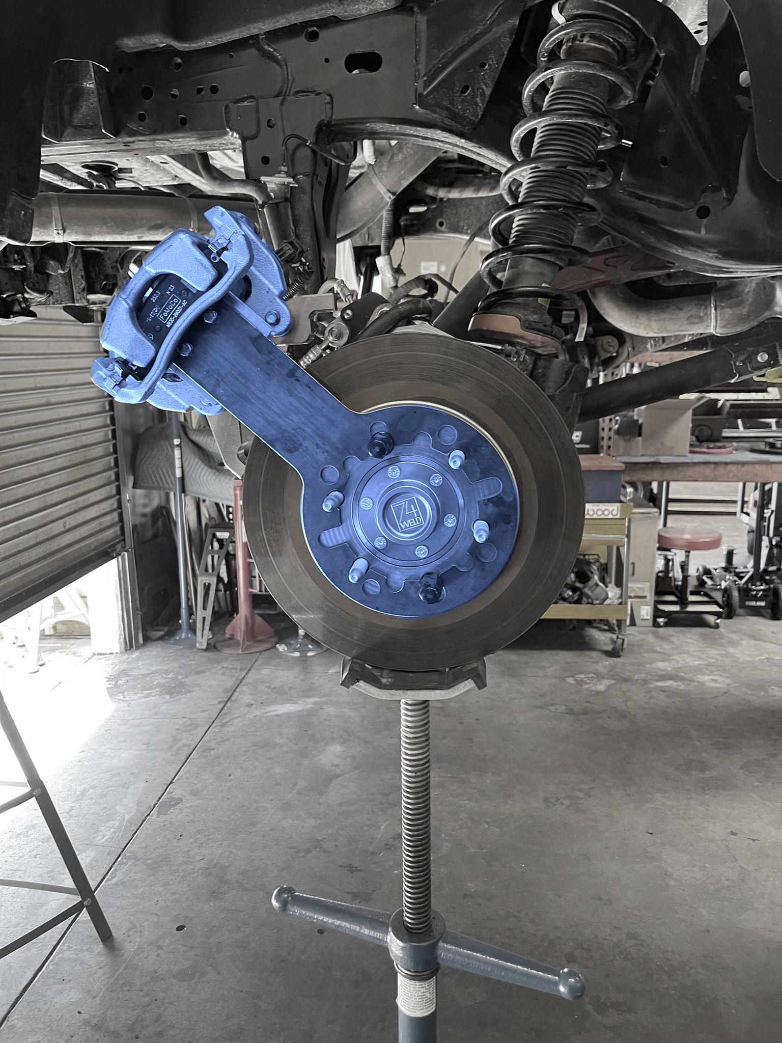 Completed portal installation on vehicle