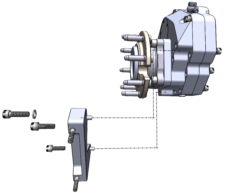 Upper ball joint nut location