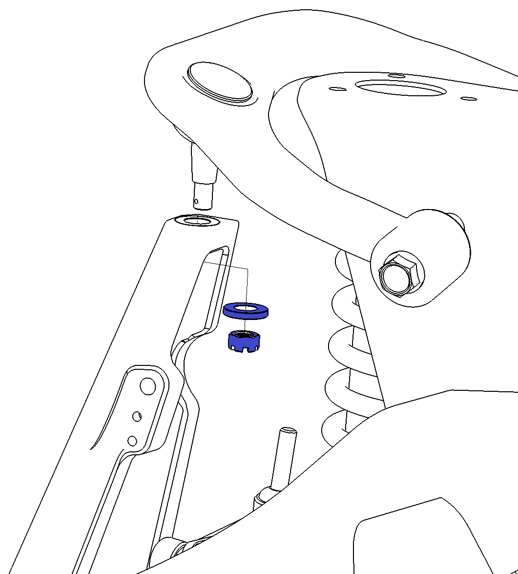 V-ring seal lip orientation — larger chamfer faces threads