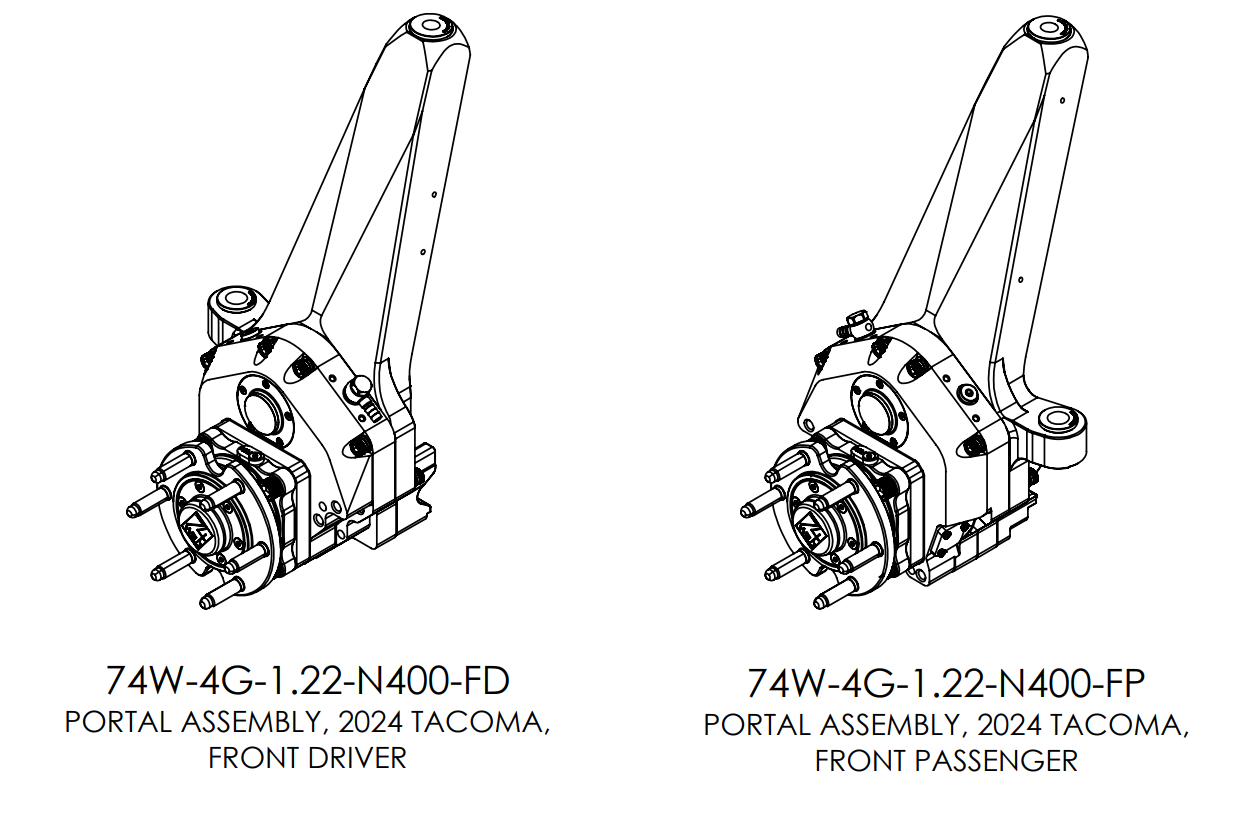 Upright part mark and insert part mark diagram